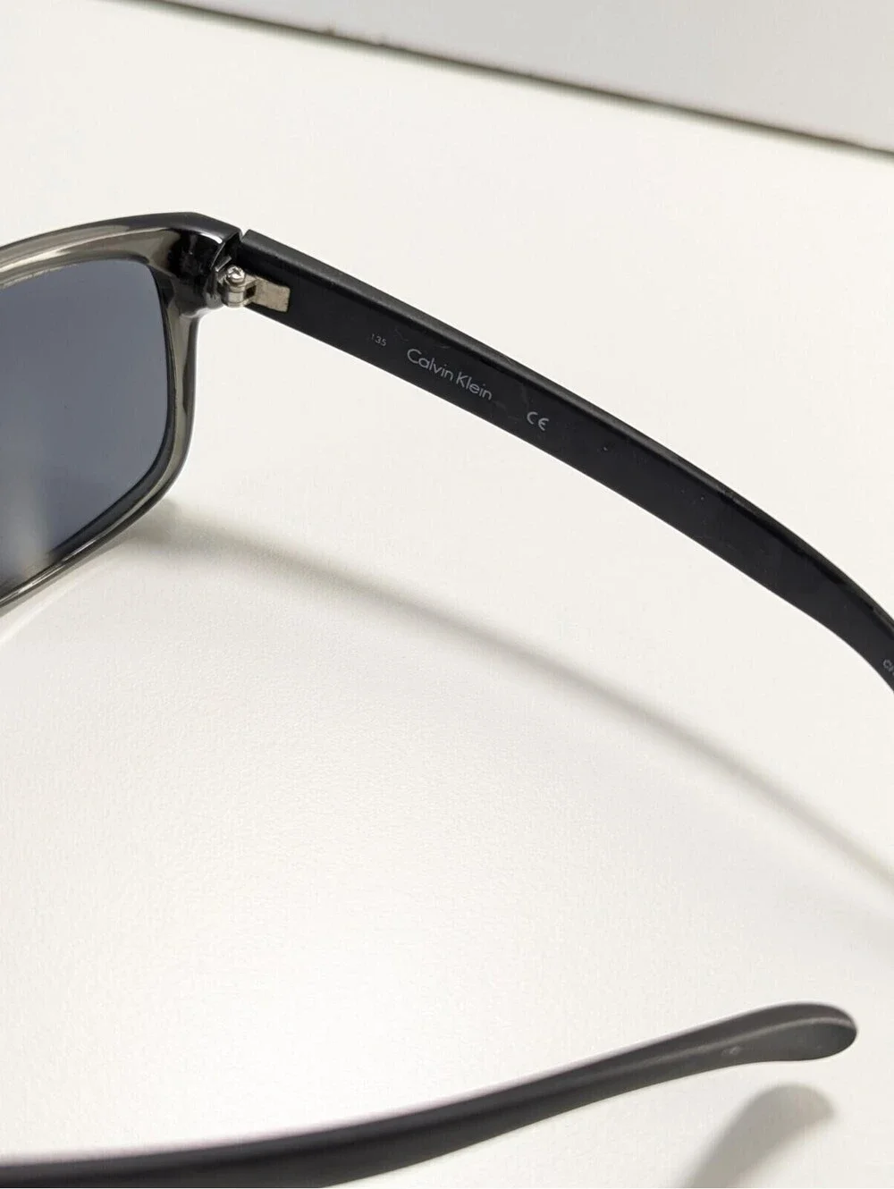 Calvin Klein R686S 035 Black Sunglasses Silver Mirror Lenses Size: 57-15-135